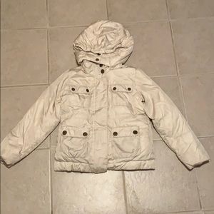 White puffer jacket GAP